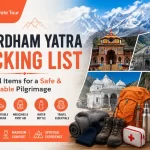 Chardham Yatra Packing List Essential Items for a Safe & Comfortable Pilgrimage Chardham Yatra Packing List Essential Items for a Safe & Comfortable Pilgrimage