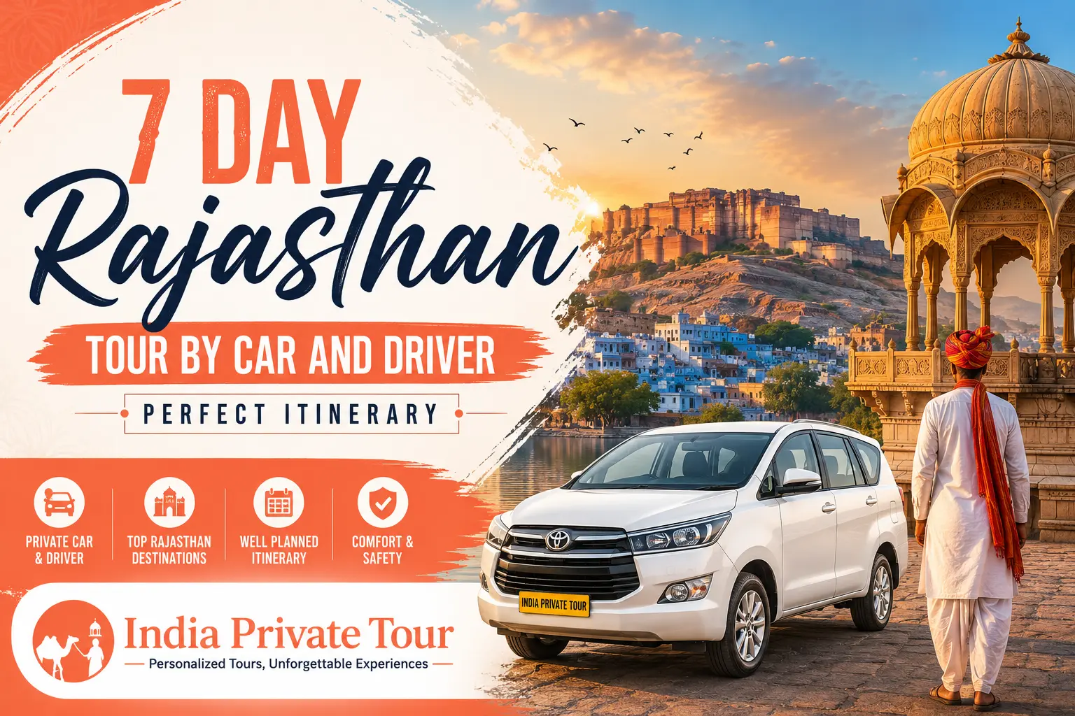 7 Day Rajasthan Tour by Car and Driver Perfect Itinerary