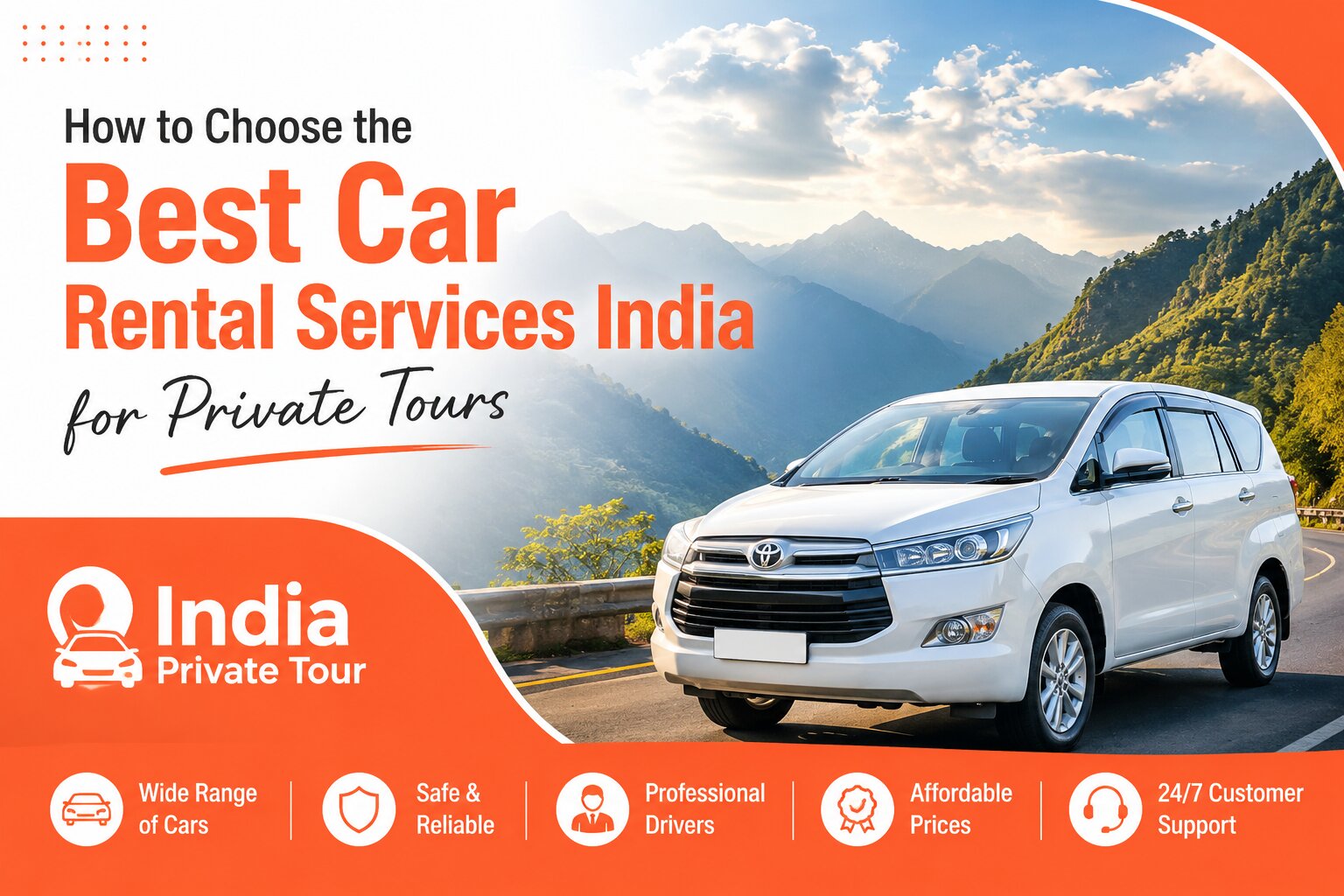 Car Rental Services India for Private Tours