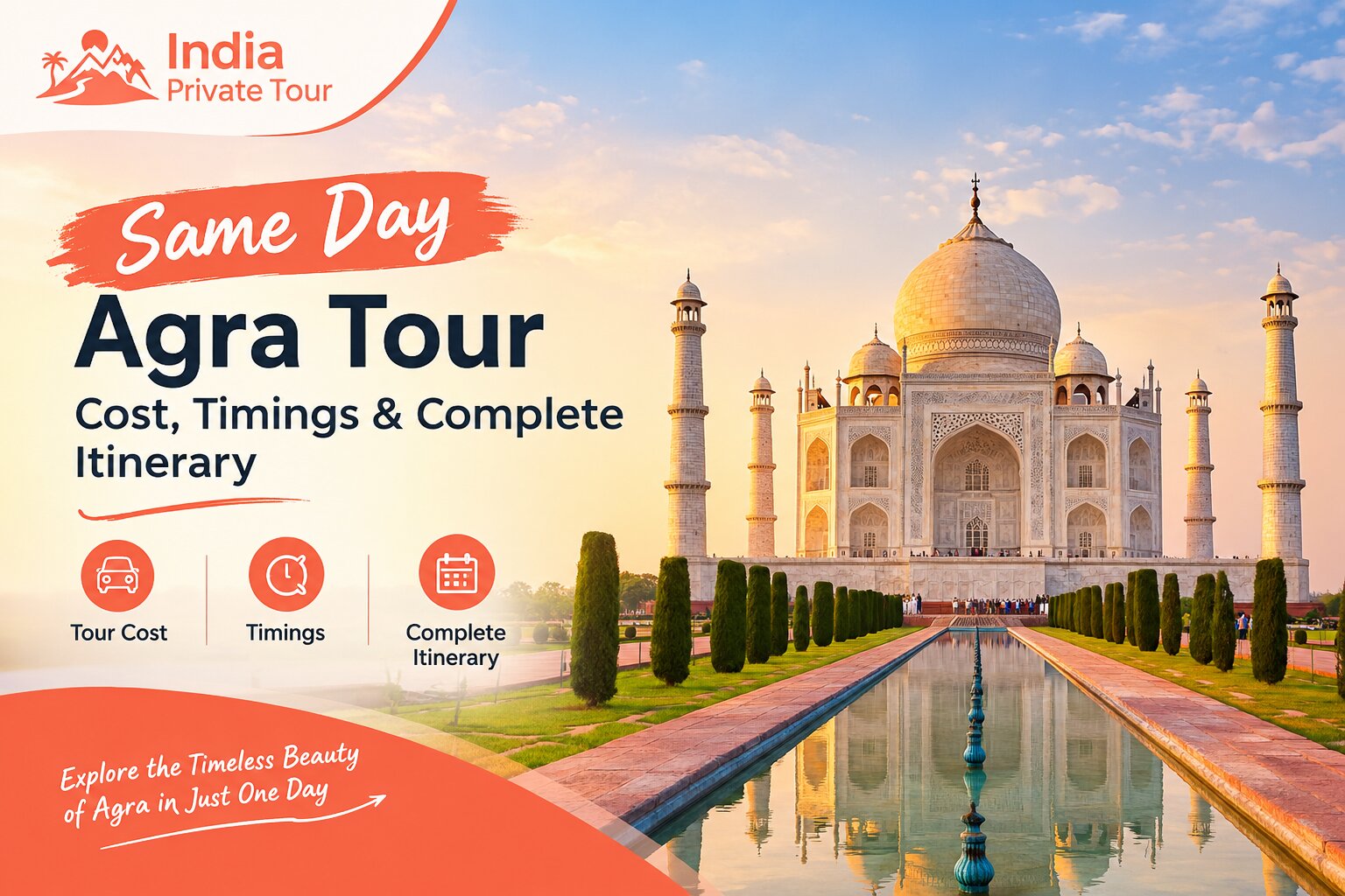 Same Day Agra Tour Cost, Timings & Complete Itinerary