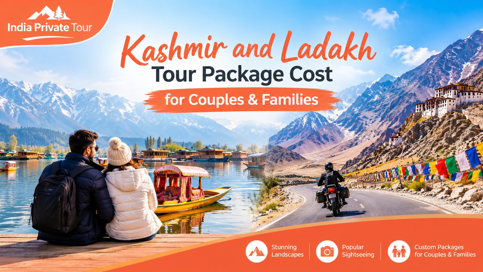 Kashmir and Ladakh Tour Package Cost for Couples & Families Kashmir and Ladakh Tour Package Cost for Couples & Families